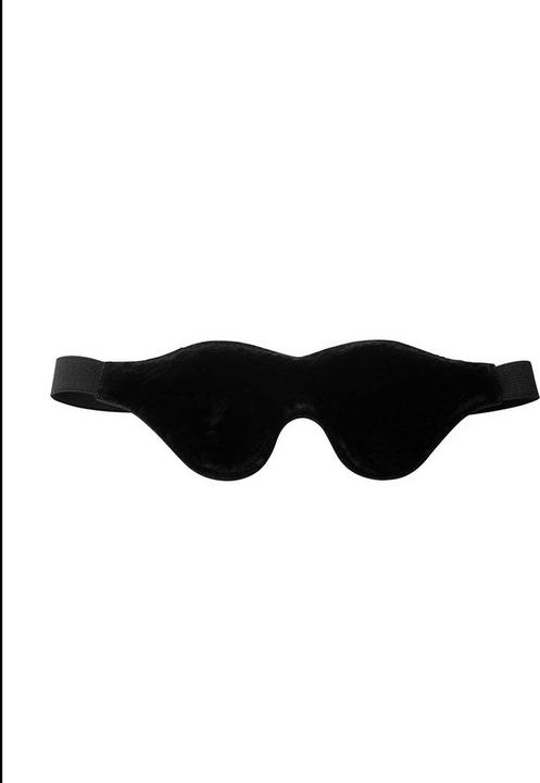 Produktbild XR Brands Oogmasker Met Fleece Zwart