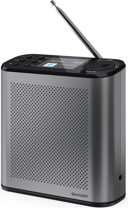 Image du produit Sharp Radio DAB+ DR-P530 Gris (DAB+ DAB, DAB, FM, Bluetooth)
