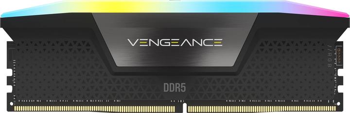Actual product image Corsair DDR5, 6000MT/s 96GB 4x24GB DIMM, Unbuffered, 30-36-36-76, Std PMIC, XMP 3.0, VENGEANCE RGB DDR5 Blac (4 x 24GB, 6000 MHz, DDR5 RAM, DIMM)