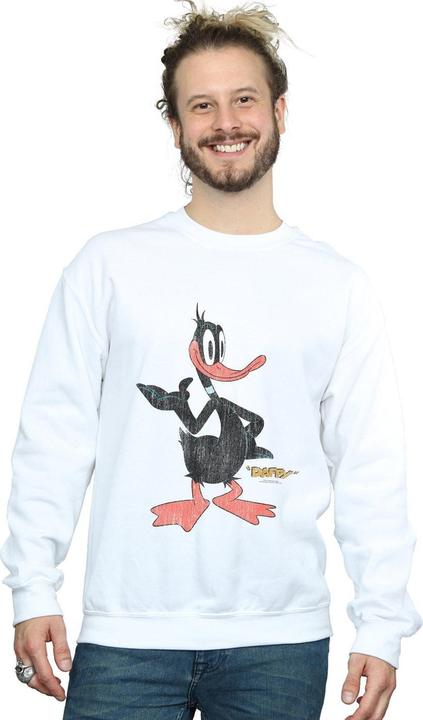 Produktbild Looney Tunes Daffy Duck Distressed Sweatshirt (S)