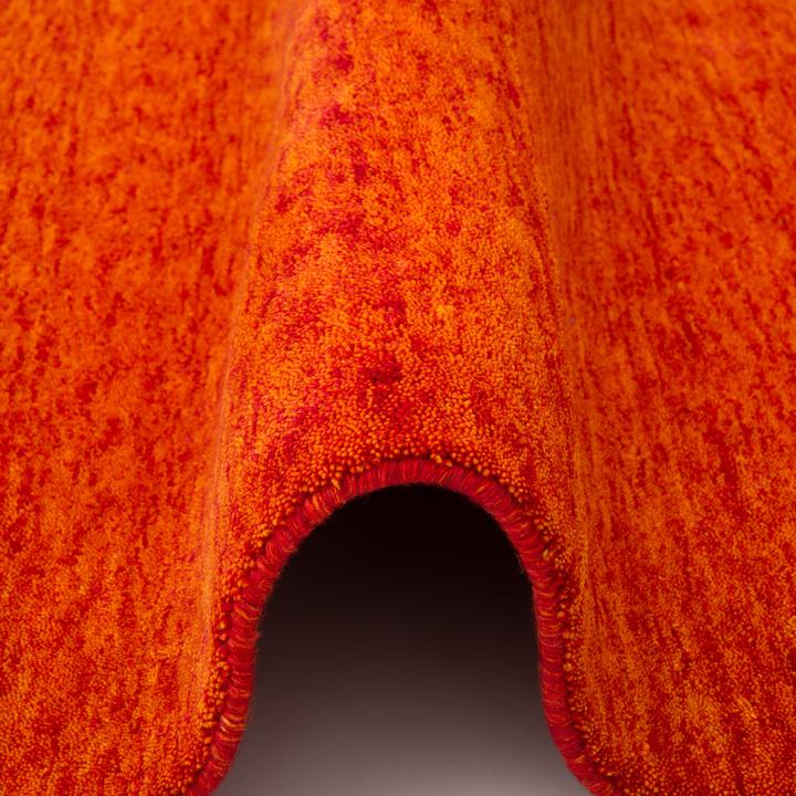 Actual product image Pergamon Wolle Natur Teppich Gabbeh Einfarbig (70 x 300 cm)