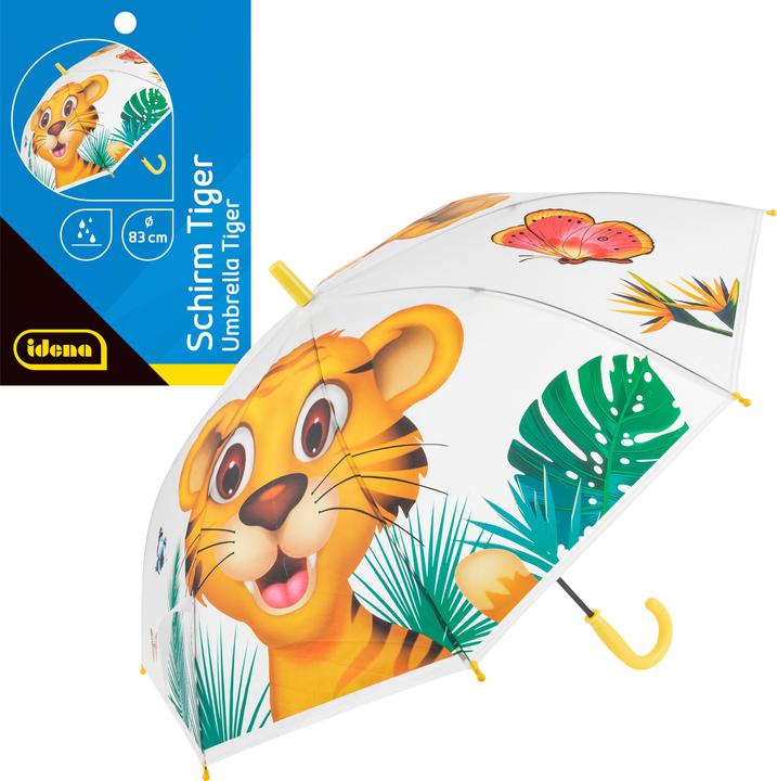 Produktbild Idena Schirm Tiger Ø83x66cm