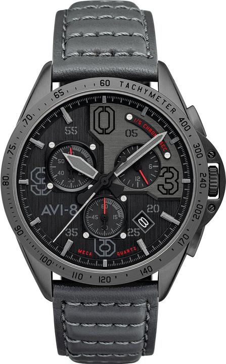 Produktbild AVI-8 AV-4077-03 P-51 Mustang Chronograph 43mm 5ATM (Chronograph, 43 mm)