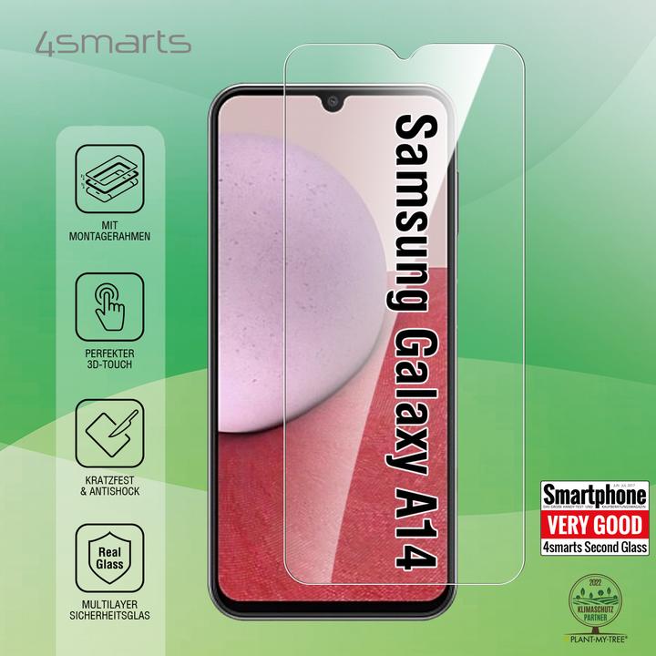 Produktbild 4smarts Second Glass X-Pro (1 Stück, Samsung Galaxy A14)