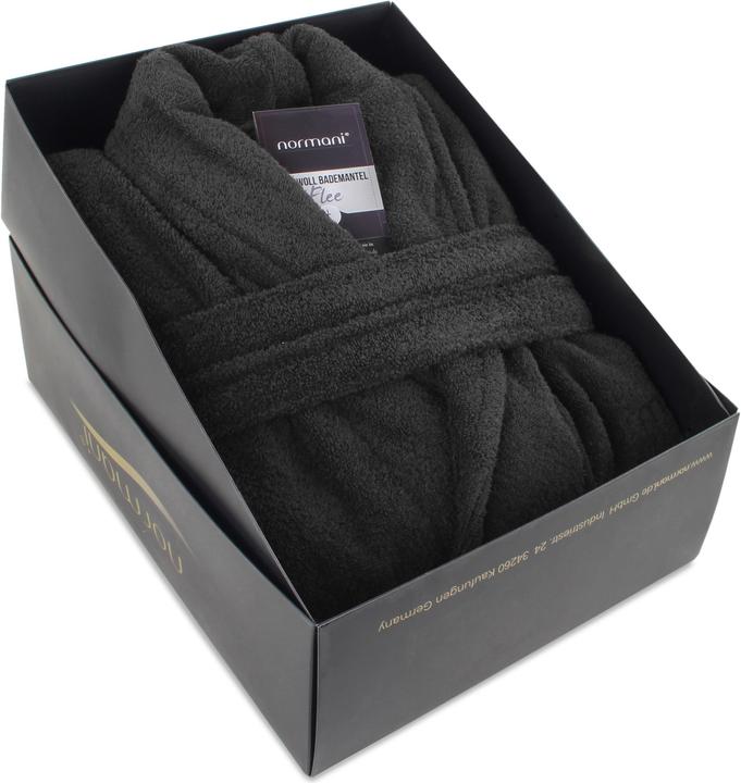 Image du produit Normani Peignoir de bain unisexe en coton 450 g/m² Flee (L)
