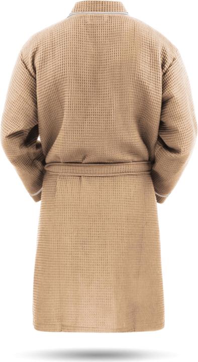 Actual product image Normani Mens Waffle Piqué Bali Dressing Gown (S)