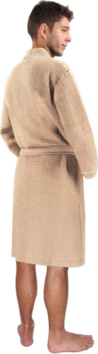 Actual product image Normani Mens Waffle Piqué Bali Dressing Gown (S)