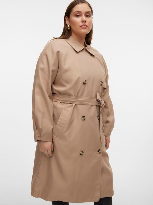 Produktbild Vero Moda Fly-Away Kragen Curve Mantel Trenchcoat (48)