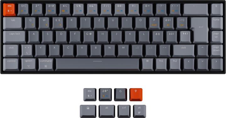 Image du produit Keychron K6 (CH, Filaire, Sans fil)
