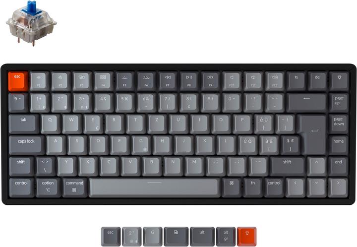 Keychron K2 (CH, Cablato, Senza fili)