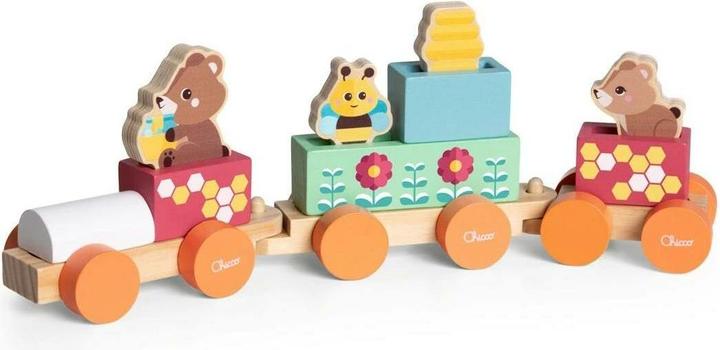 Actual product image Chicco My Wood Friends - Teddy'S Train