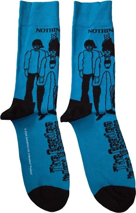 Actual product image The Beatles Unisex Adult Sub & Band Outlines Socks (40.5 - 45.5)