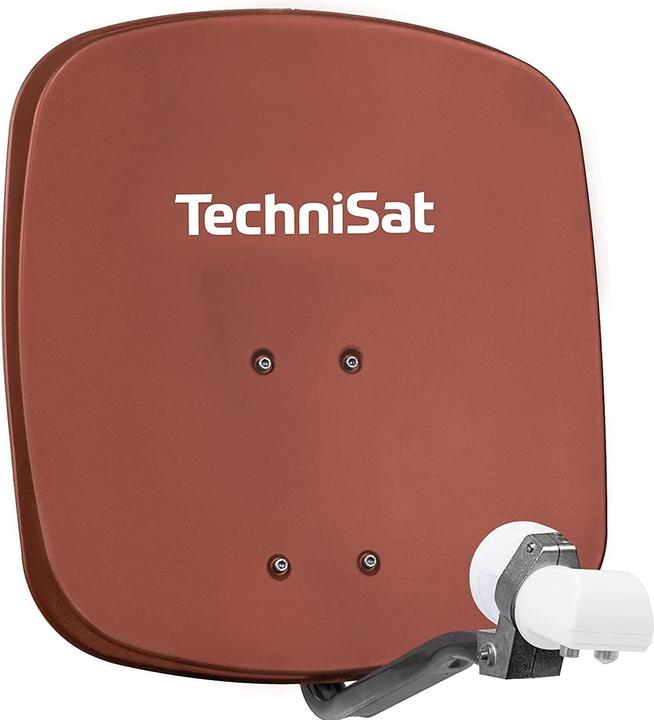 Produktbild TechniSat TV Sat DigiDish 45 Twin, Brick Red (Parabolantenne, 0.70 dB, DVB-S / -S2)