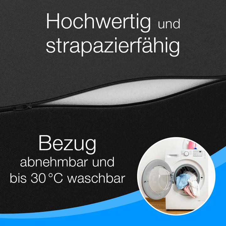 Produktbild Bestschlaf Klappmatratze, 3-teilige Faltmatratze, Reisebett, Gästematratze (90 x 200 cm, Schaumstoffkern)