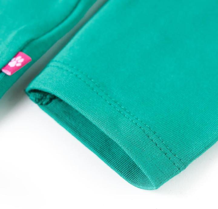 Produktbild VidaXL Kinder-Langarmshirt Hellgrün 104,Material: 95 % Baumwolle (104)