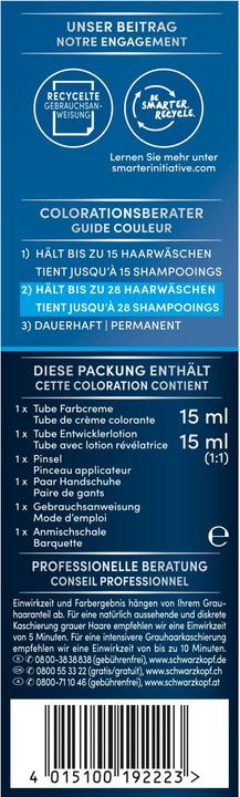 Image du produit Schwarzkopf Men Perfect Hommes parfaits, Couleur barbe 60, 30 ml (60 Marron)