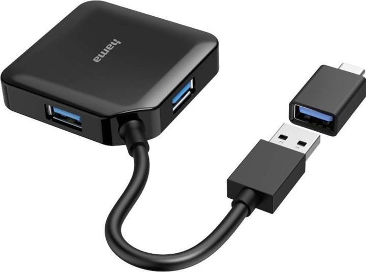 Produktbild Hama USB 3.2 Hub (USB-A, USB-C, 4 Ports)