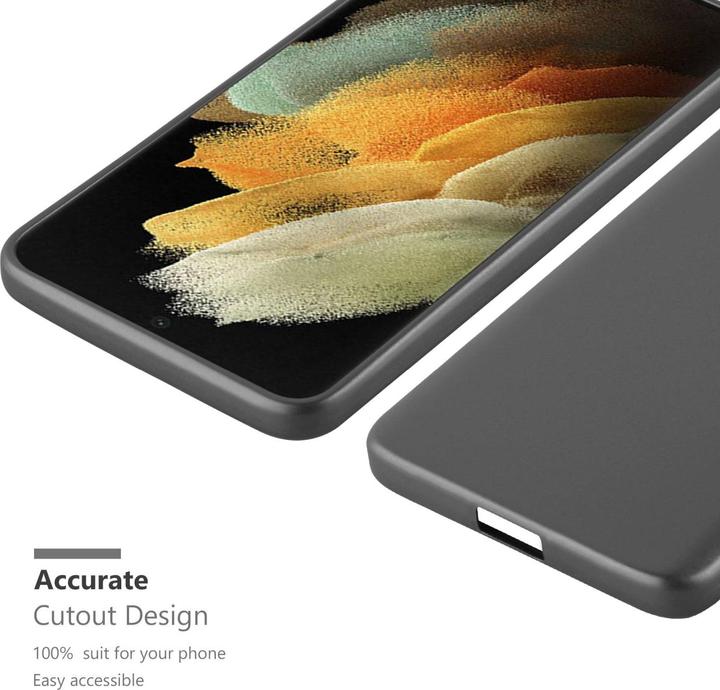 Actual product image Cadorabo TPU Matt Metallic Sleeve (Samsung Galaxy S22 Ultra)