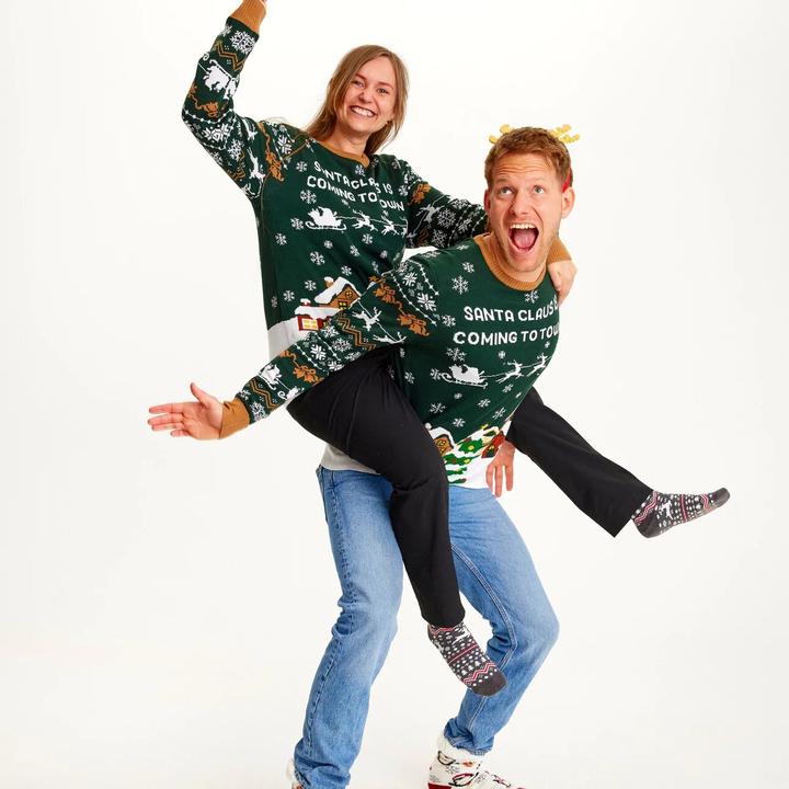 Immagine prodotto Christmas Sweats Santa Claus is Coming to Town (XL)