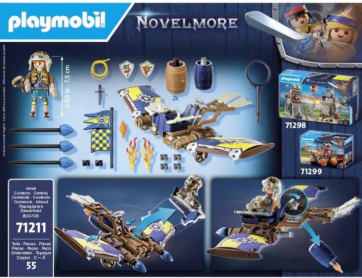 Immagine prodotto Playmobil Novelmore - L'aliante volante di Dario (71211, Playmobil Novelmore)