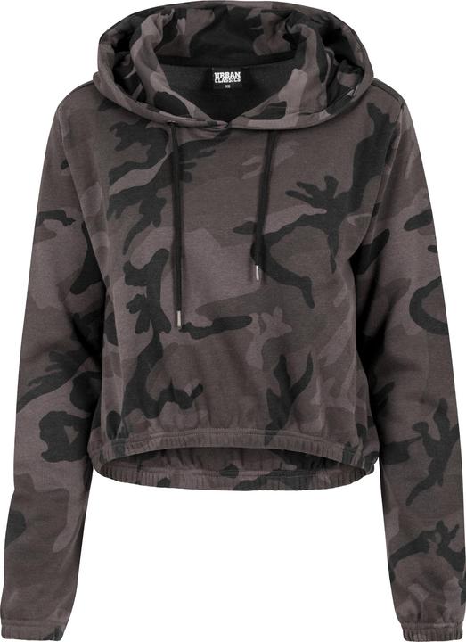 Urban Classics Ladies Camo Cropped Hoody