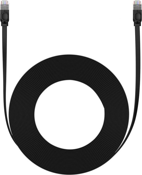 Actual product image Baseus Flat rate Ethernet RJ45, Cat.6, 12m (black) (CAT6, 12 m)