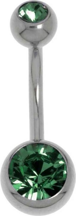Bijouteria Bauchpiercing (Titan, Kristall)