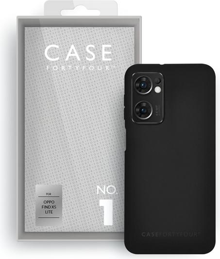 Actual product image Case FortyFour Soft cover No.1 black (Oppo Find X5 Lite)