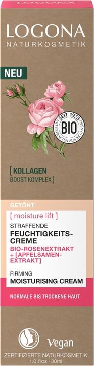 Immagine prodotto Logona Crema idratante colorata rassodante BIO Rosa e Mela - 30ml - (30 ml, Crema Giorno Tinta)