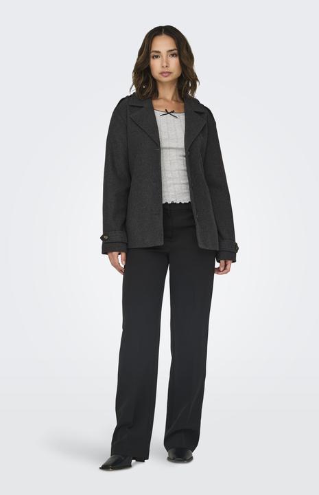 Produktbild Only Reverskragen Ärmelbündchen mit Knopf Jacke Trenchcoat (XL)