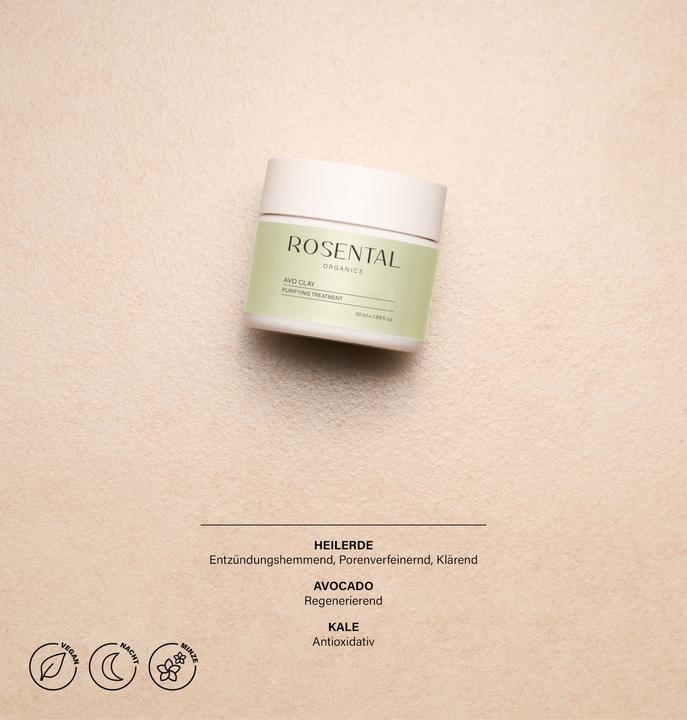 Produktbild Rosental Organics Rosental Face Care - Avo Clay Mask (50 ml)