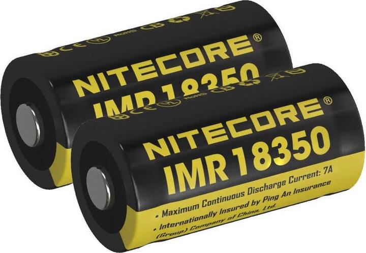 Immagine prodotto Nitecore Batteria 18350 Li-Ion IMR