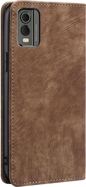 Actual product image Cover-Discount Nokia C32 - Case with RFID Blocker brown (Nokia C32)