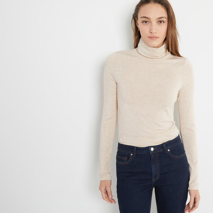 Produktbild La Redoute Collections Rollkragenshirt mit langen Ärmeln (XS)