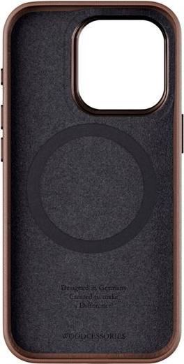 Actual product image Woodcessories Bio Leather Case (Apple iPhone 15 Pro)