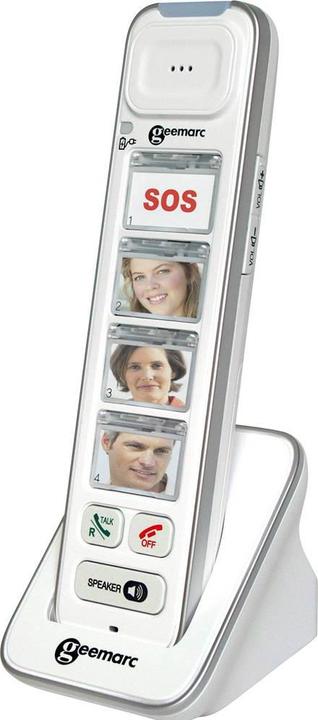 Produktbild Geemarc PhotoDECT 295 Zusätzliches Mobilteil Foto-Tasten Weiss
