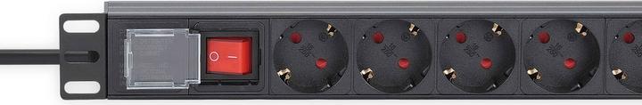 Produktbild Intellinet 19" 8-fach Steckdosenleiste / PDU, Schutzkontakt, 1 HE