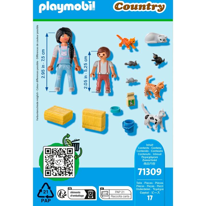 Produktbild Playmobil Katzenfamilie (71309, Playmobil Country)