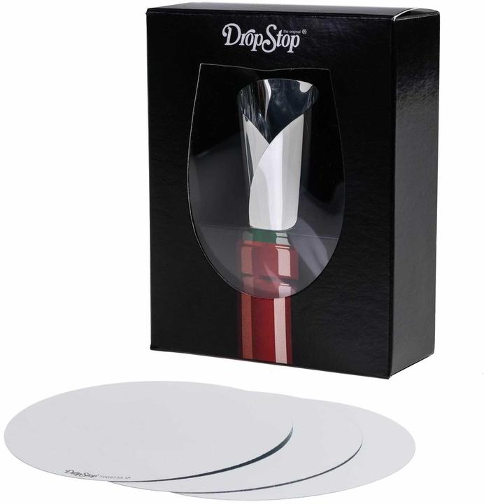 Drop Stop 4 silberne Ausgiesser (Weinausgiesser)