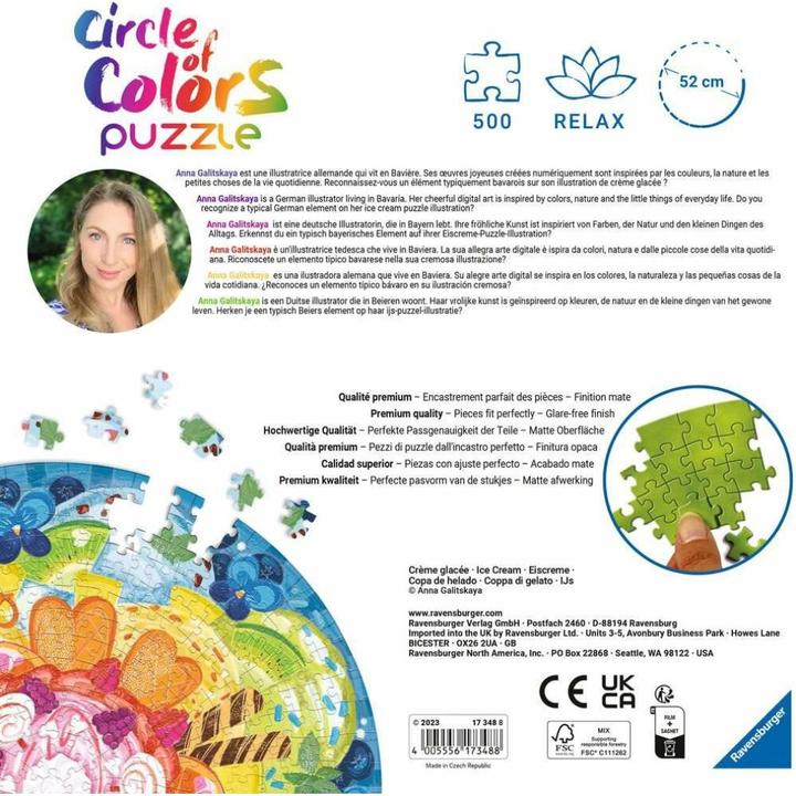 Produktbild Ravensburger Circle of Colors Ice Cream (500 Teile)