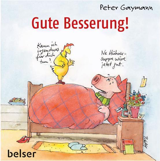 Actual product image Belser Gute Besserung! (German, Peter Gaymann, 2021)