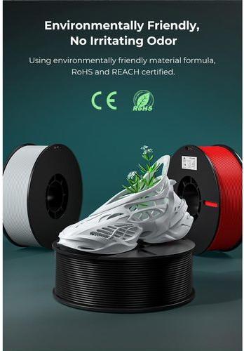 Produktbild Creality Filament TPR Schwarz 2.85 mm 1.29 kg (2.85 mm, 1290 g, Schwarz)