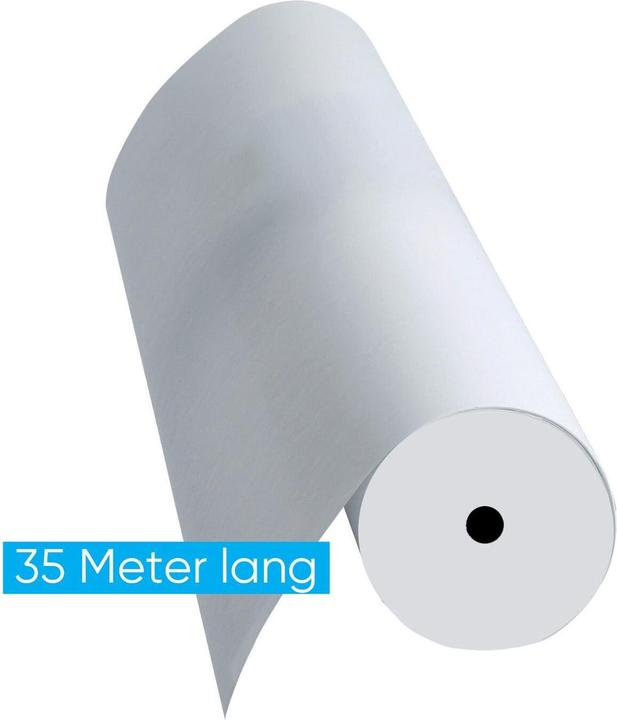Produktbild Franken Flipchartpapier-Rolle, blanko, 600 mm x 35 m weiss, chlorfrei gebleicht, 80 g/qm, Universallochung