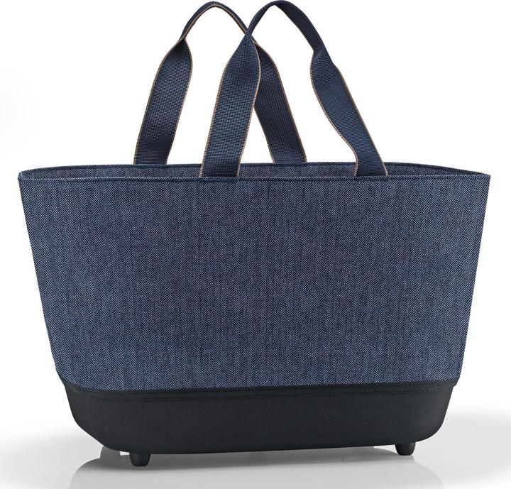 Actual product image reisenthel Bag Shoppingbasket Herringbone Dark Blue