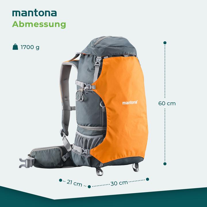 Image du produit mantona élémentsPro 40 orange (Sac à dos photo)