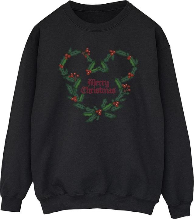 Immagine prodotto Disney Mickey Mouse Merry Christmas Holly Felpa Uomo (L)