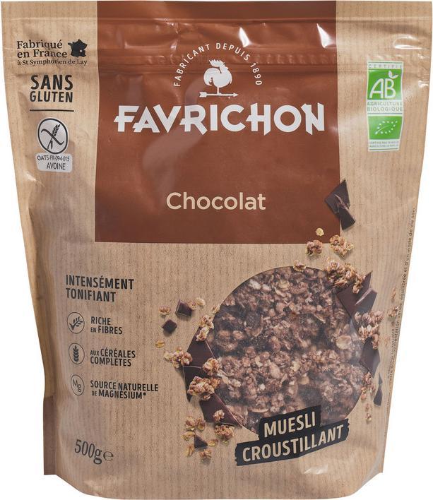 Image du produit J.Favrichon Muesli croustillant chocolat (500 g)