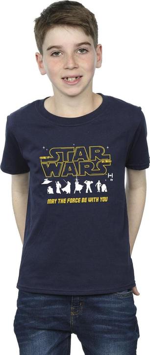 Actual product image Star Wars Boys Silhouettes Force T-Shirt (140, 146)