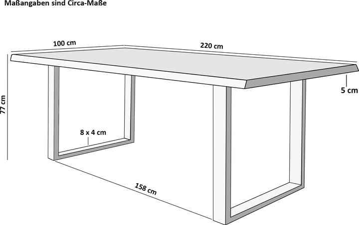Immagine prodotto SAM Thea (220 x 100 x 77 cm)