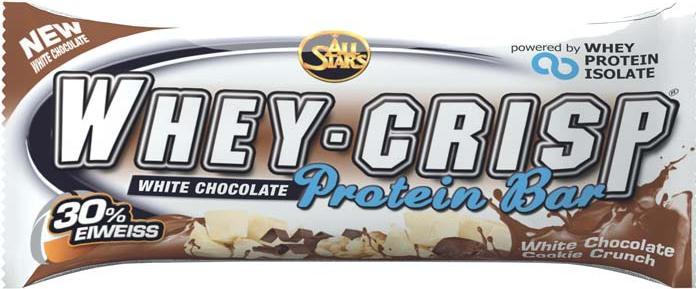 Actual product image All Stars Whey Crisp Protein Bar (White chocolate, 1 pcs., 50 g)